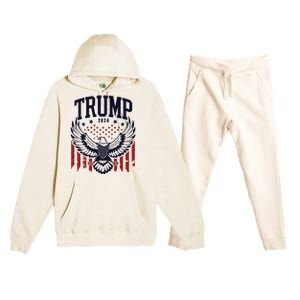 Trump 2024 Pro Trump Republican Premium Hooded Sweatsuit Set