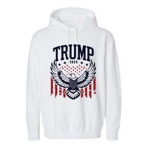 Trump 2024 Pro Trump Republican Garment-Dyed Fleece Hoodie