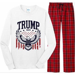 Trump 2024 Pro Trump Republican Long Sleeve Pajama Set