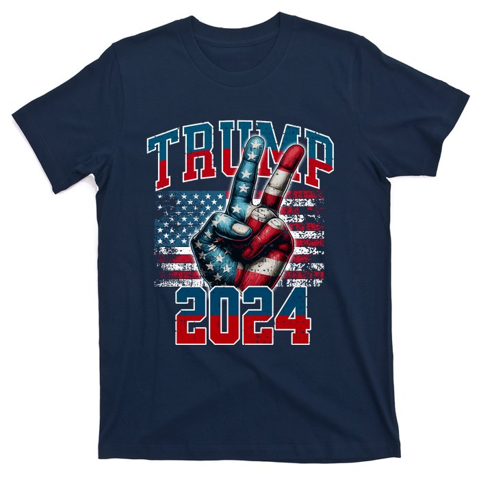 Trump 2024 Peace Sign T-Shirt