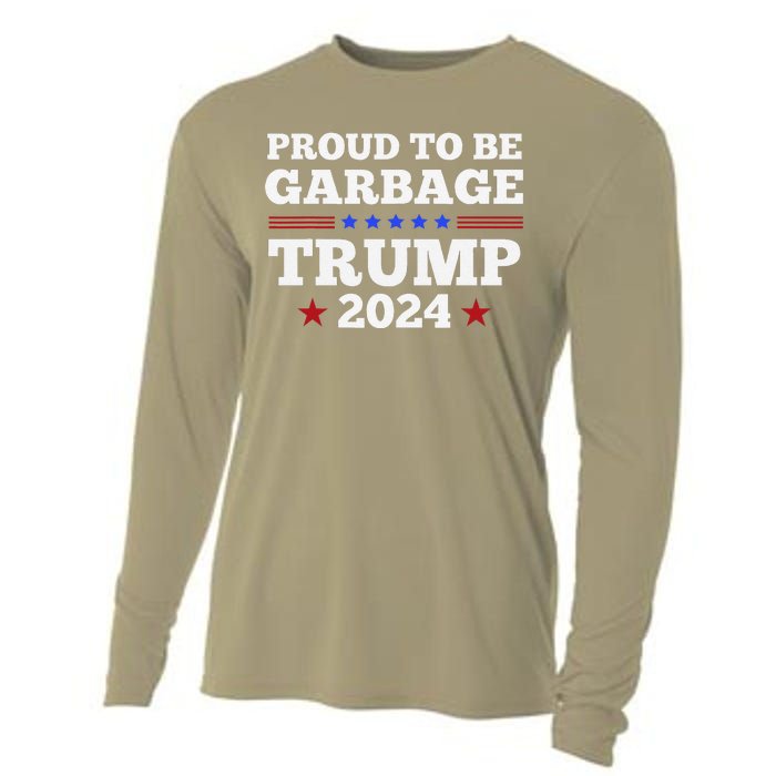 Trump 2024 Proud To Be Garbage Presidential Election Cooling Performance Long Sleeve Crew