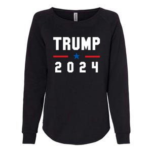 Trump 2024 | Pro Trump | Pro America | Republican Shirt | Patriotic Gifts Womens California Wash Sweatshirt