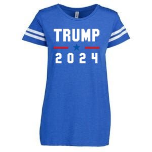 Trump 2024 | Pro Trump | Pro America | Republican Shirt | Patriotic Gifts Enza Ladies Jersey Football T-Shirt