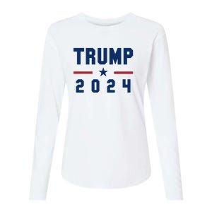 Trump 2024 | Pro Trump | Pro America | Republican Shirt | Patriotic Gifts Womens Cotton Relaxed Long Sleeve T-Shirt