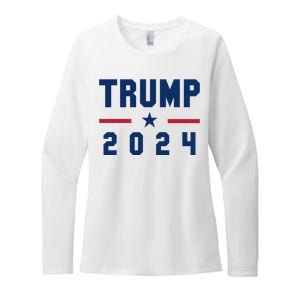 Trump 2024 | Pro Trump | Pro America | Republican Shirt | Patriotic Gifts Womens CVC Long Sleeve Shirt