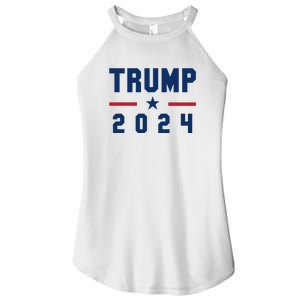 Trump 2024 | Pro Trump | Pro America | Republican Shirt | Patriotic Gifts Women's Perfect Tri Rocker Tank