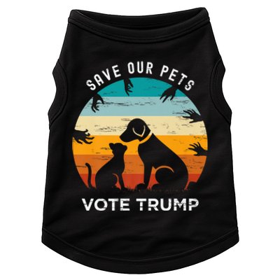 Trump 2024 President Save Our Pets Animals Dogs Cats Ducks Doggie Tank