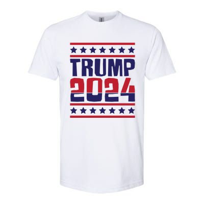 Trump 2024 Patriotic Motif Softstyle® CVC T-Shirt