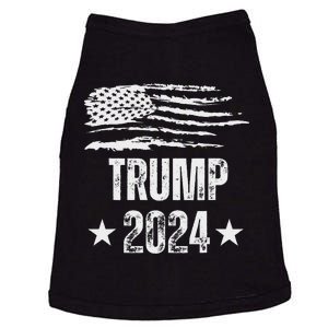 Trump 2024 Pro Trump American Flag Doggie Tank