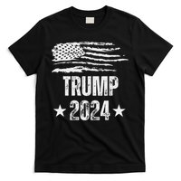 Trump 2024 Pro Trump American Flag T-Shirt