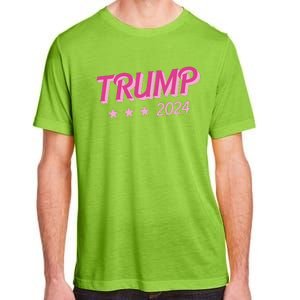 Trump Pink Donald Trump 2024 US Election Pink Girly Adult ChromaSoft Performance T-Shirt