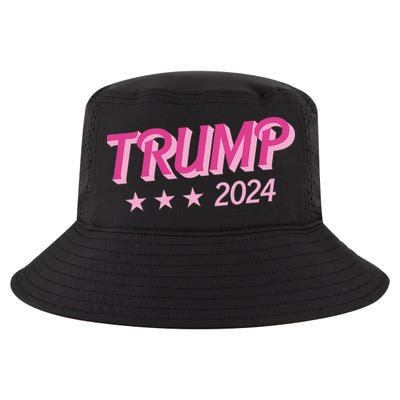 Trump Pink Donald Trump 2024 US Election Pink Girly Cool Comfort Performance Bucket Hat