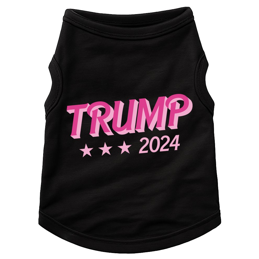 Trump Pink Donald Trump 2024 US Election Pink Girly Doggie Tank