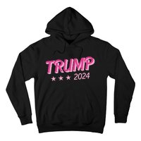 Trump Pink Donald Trump 2024 US Election Pink Girly Hoodie