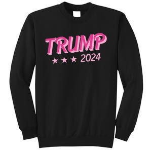 Trump Pink Donald Trump 2024 US Election Pink Girly Sweatshirt