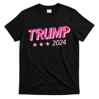 Trump Pink Donald Trump 2024 US Election Pink Girly T-Shirt