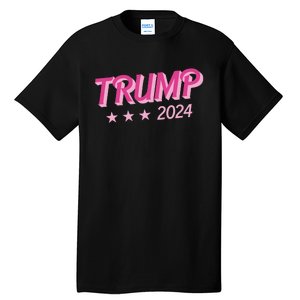 Trump Pink Donald Trump 2024 US Election Pink Girly Tall T-Shirt