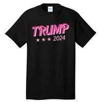 Trump Pink Donald Trump 2024 US Election Pink Girly Tall T-Shirt