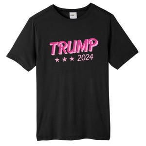 Trump Pink Donald Trump 2024 US Election Pink Girly Tall Fusion ChromaSoft Performance T-Shirt