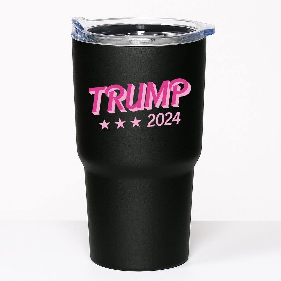 Trump Pink Donald Trump 2024 US Election Pink Girly Tumbler