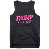 Trump Pink Donald Trump 2024 US Election Pink Girly Tank Top