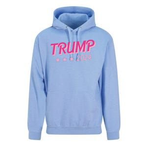 Trump Pink Donald Trump 2024 US Election Pink Girly Unisex Surf Hoodie