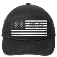 Trump 2024 President 45 47 Vintage American Flag Pro Trump 7-Panel Snapback Hat