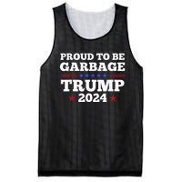 Trump 2024 Proud To Be Garbage Presidential Election Mesh Reversible Basketball Jersey Tank