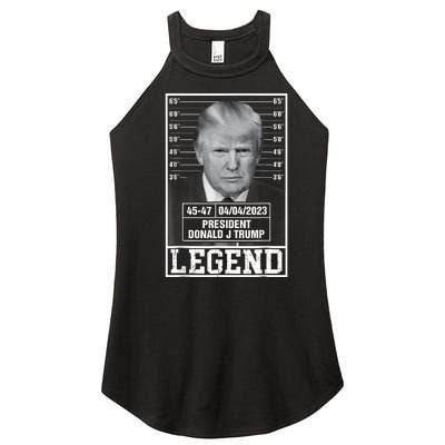 Trump 2024 Police Mugshot Legend 4547 President Of Usa Women’s Perfect Tri Rocker Tank