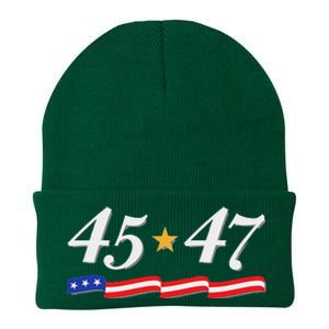 Trump 2024 President 45 47 Knit Cap Winter Beanie