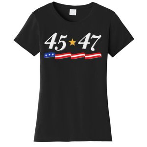 Trump 2024 President 45 47 Women's T-Shirt