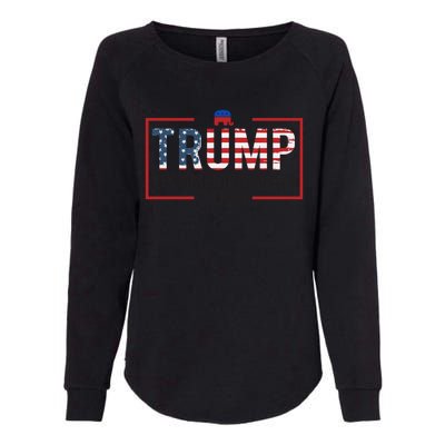 Trump 2024 President Fix America / Presidential Election Cool Gift Womens California Wash Sweatshirt