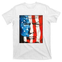 Trump 2024 Patriotic Flag Facepaint Donald Trump 4th Of July T-Shirt