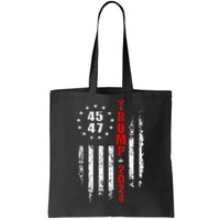 Trump 2024 President 45 47 Vintage American Flag Pro Trump Tote Bag