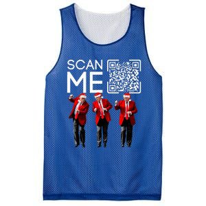 Trump 2024 Qr 4547 Funny Trump Dancing Code Mesh Reversible Basketball Jersey Tank