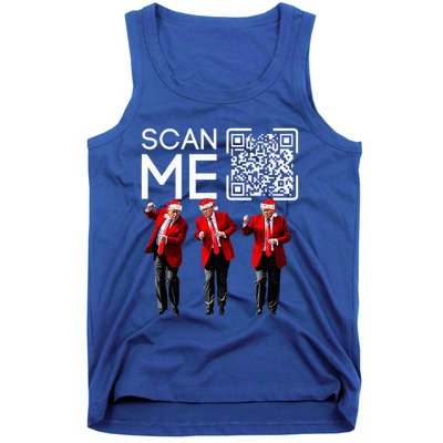 Trump 2024 Qr 4547 Funny Trump Dancing Code Tank Top