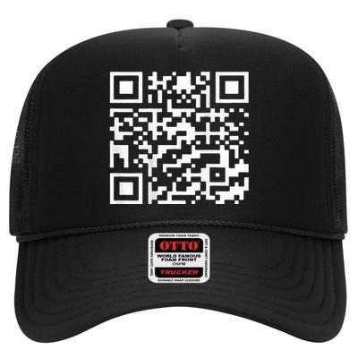 Trump 2024 Qr 4547 Trump Dancing Code High Crown Mesh Back Trucker Hat