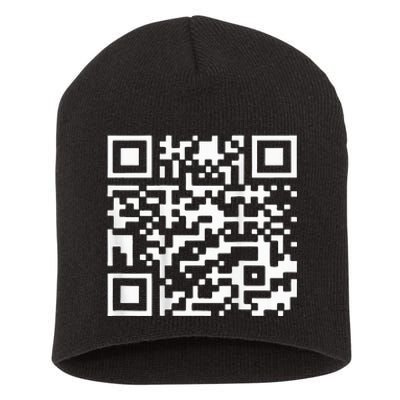 Trump 2024 Qr 4547 Trump Dancing Code Short Acrylic Beanie