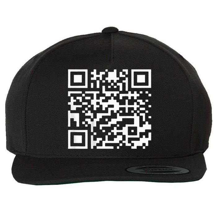 Trump 2024 Qr 4547 Trump Dancing Code Wool Snapback Cap