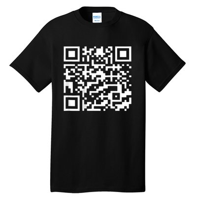 Trump 2024 Qr 4547 Trump Dancing Code Tall T-Shirt