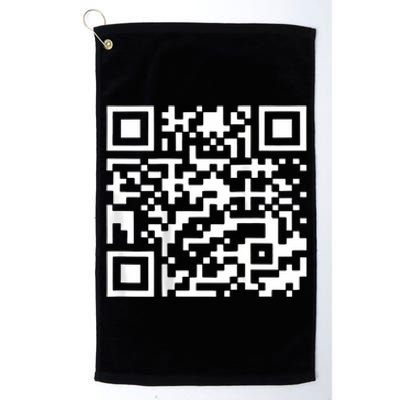 Trump 2024 Qr 4547 Trump Dancing Code Platinum Collection Golf Towel