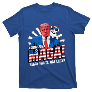 Trump 2024 Ready For It Cat Lady Maga T-Shirt