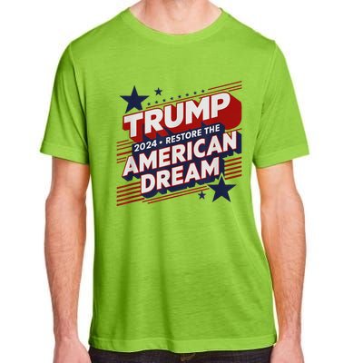 Trump 2024 Restore American Dream Adult ChromaSoft Performance T-Shirt