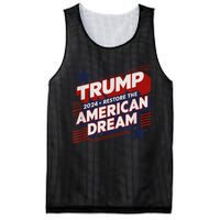 Trump 2024 Restore American Dream Mesh Reversible Basketball Jersey Tank