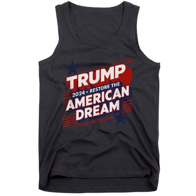 Trump 2024 Restore American Dream Tank Top