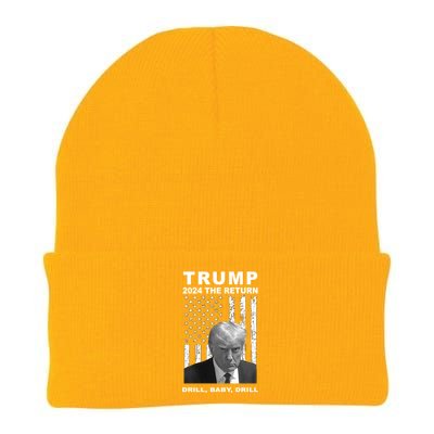 Trump 2024 Reelection Donald Patriotic 47th President Great Gift Knit Cap Winter Beanie