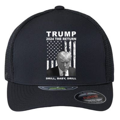 Trump 2024 Reelection Donald Patriotic 47th President Great Gift Flexfit Unipanel Trucker Cap