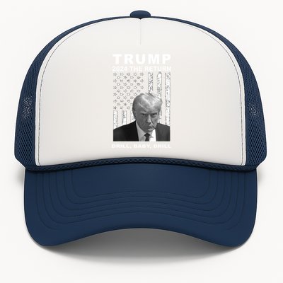 Trump 2024 Reelection Donald Patriotic 47th President Great Gift Trucker Hat