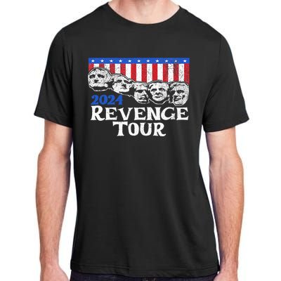 Trump 2024 Revenge Mount Rushmore Adult ChromaSoft Performance T-Shirt