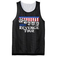 Trump 2024 Revenge Mount Rushmore Mesh Reversible Basketball Jersey Tank